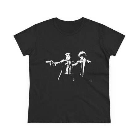 Women's Midweight Cotton Tee - Pulp Fiction - Vincent & Jules